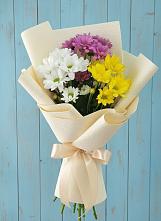 Букет цветов из:  Хризантемы в Первомайском Карачаево-Черкесской республики