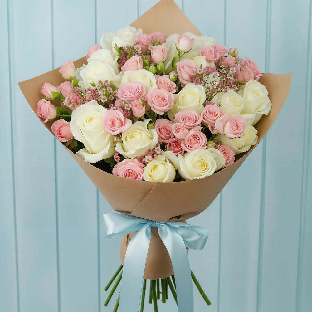 Букет цветов из: Розы в Первомайском Карачаево-Черкесской республики