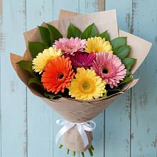 Букет цветов из:  Герберы #REPLACE_PRED# Первомайском Карачаево-Черкесской республики