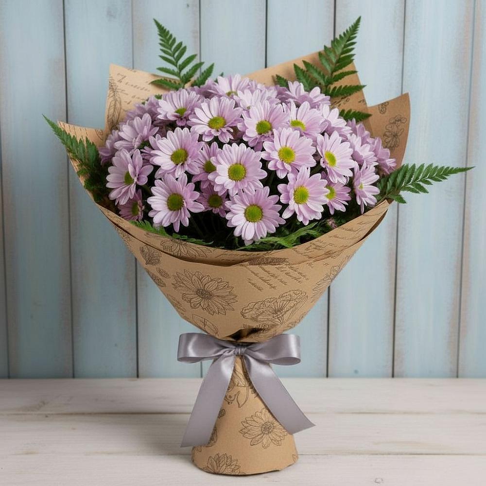 Букет цветов из: Хризантемы в Первомайском Карачаево-Черкесской республики