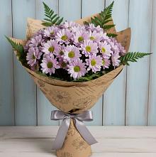 Букет цветов из:  Хризантемы в Первомайском Карачаево-Черкесской республики