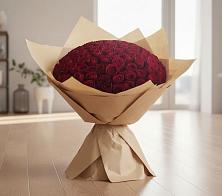 Букет 101 Красная роза в Первомайском Карачаево-Черкесской республики