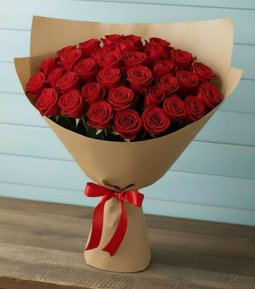Букет Красные розы Милано в Первомайском Карачаево-Черкесской республики