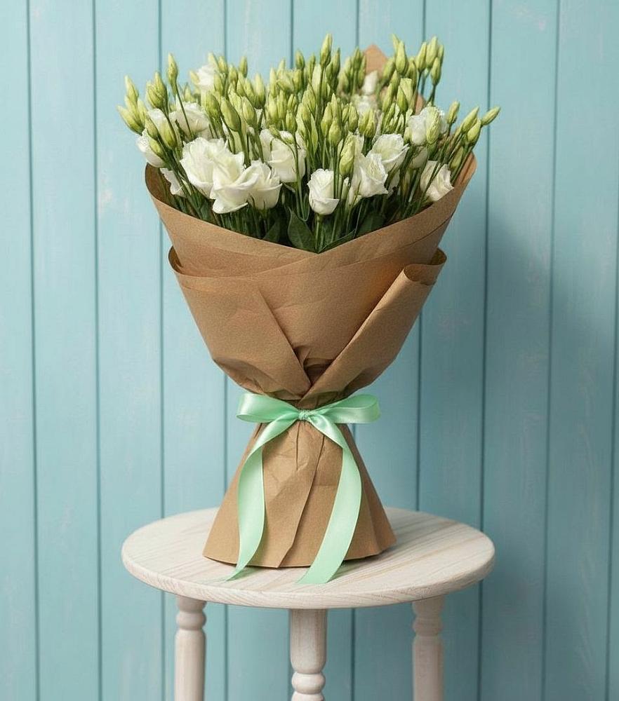 Букет цветов из: Лизиантусы в Первомайском Карачаево-Черкесской республики