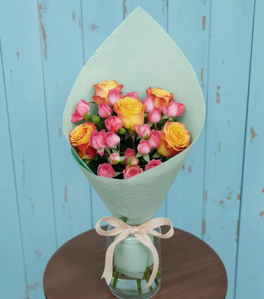 Букет цветов из: Розы в Первомайском Карачаево-Черкесской республики