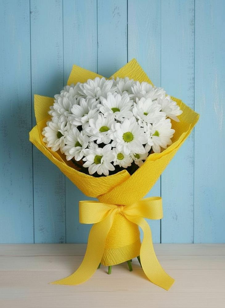 Букет цветов из: Хризантемы в Первомайском Карачаево-Черкесской республики