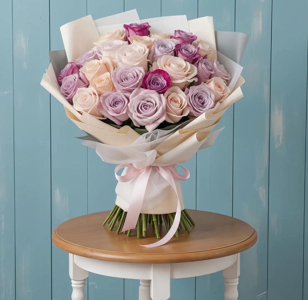 Букет цветов из: Розы в Первомайском Карачаево-Черкесской республики