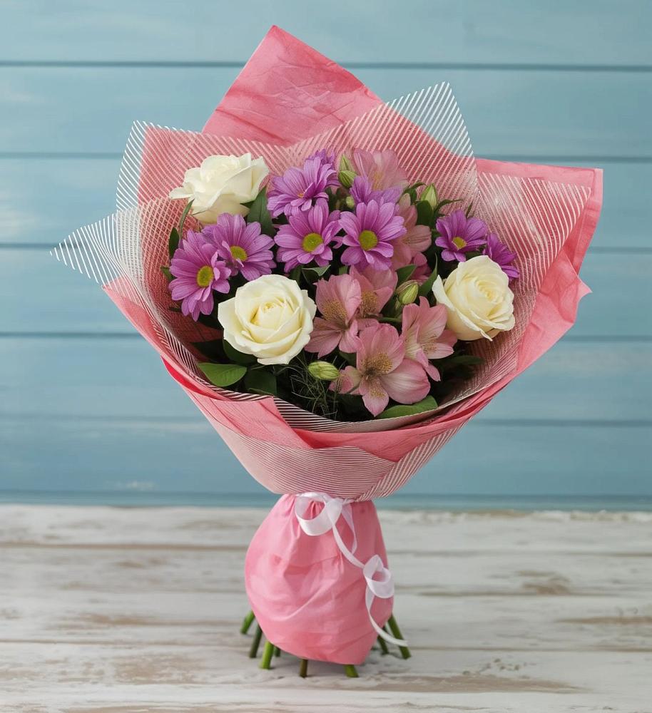 Букет цветов из: Герберы в Первомайском Карачаево-Черкесской республики