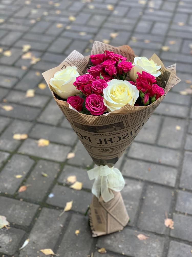 Букет цветов из: Розы в Первомайском Карачаево-Черкесской республики