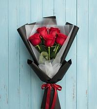 Букет цветов из:  Розы в Первомайском Карачаево-Черкесской республики