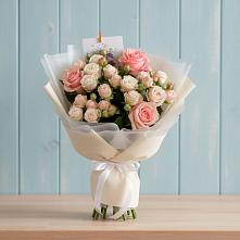Букет цветов из:  Розы #REPLACE_PRED# Первомайском Карачаево-Черкесской республики