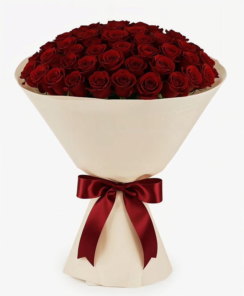 Букет 101 Бордовая роза Блэк Бакарра в Первомайском Карачаево-Черкесской республики