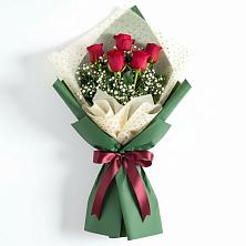 Букет цветов из:  Розы в Первомайском Карачаево-Черкесской республики