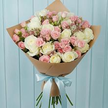 Букет цветов из:  Розы в Первомайском Карачаево-Черкесской республики